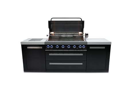 Mont Alpi MAi805-BSS 6 Burner 44-inch Black Stainless Steel Modular ...
