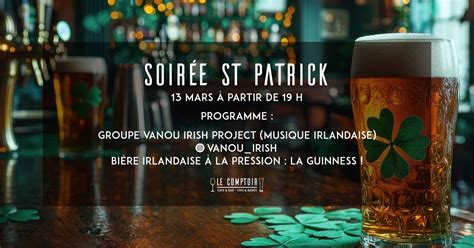 SOIRÉE ST PATRICK, 4 rue de la croix desilles, 35400 Saint-Malo, France ...