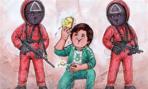 'Squid Game' Inspired Artistic Doodle Cartoon By Amul Leaves Netizens ...