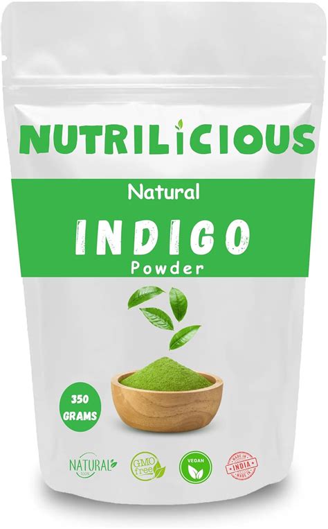 Buy Nutrilicious Natural Indigo Powder | 100% Natural black Hair Dye ...