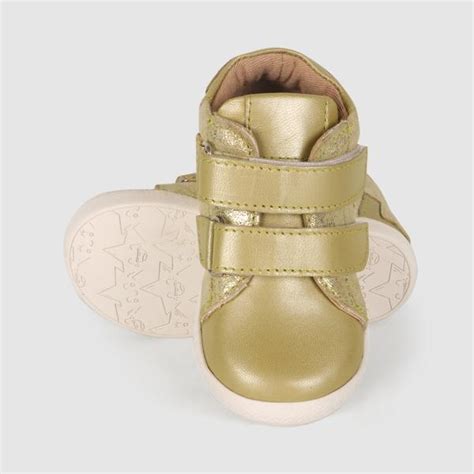 Buy Unisex Glitter First Walker Shoes Velcro Opening - Gold Online at ...