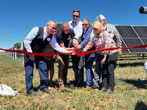 La Plata Electric Association Sunnyside solar project officially ...