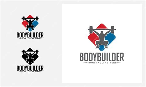 Bodybuilder Gym Logo 的图像结果