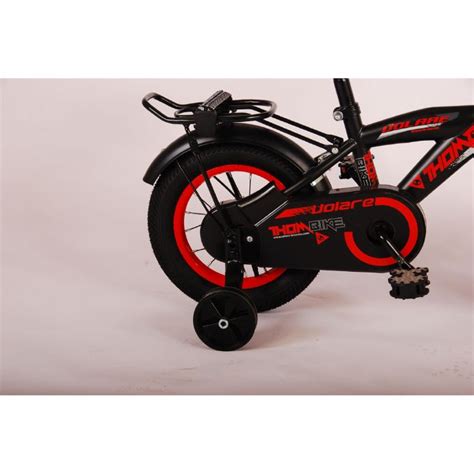 Thombike Barnesykkel 12 tommer Sort Rød - Barnesykler 211720 Shop