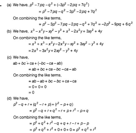Image result for Class 7 Maths Chapter Algebraic Expression Explanation