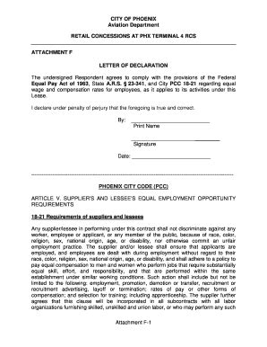 Fillable Online phoenix RETAIL CONCESSIONS AT PHX TERMINAL 4 RCS ...