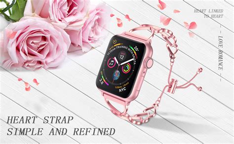 SamHity Bracelet Compatible for Apple Watch Band 42mm 44mm Apple Watch ...