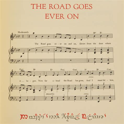 Images for 1945914. JRR TOLKIEN, THE ROAD GOES EVER ON A SONG CYCLE ...
