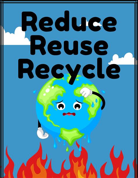 Reduce Reuse Recycle Poster Editable Reduce, Reuse And Recycle Posters