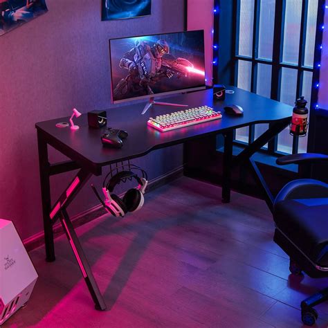 Tangkula 48 Inch Gaming Desk, K-Shaped Racing Style India | Ubuy