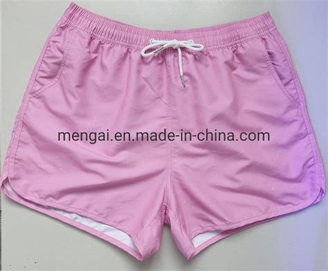Plain Color Polyester Women Swim Board Short - Beachshort and Beach ...