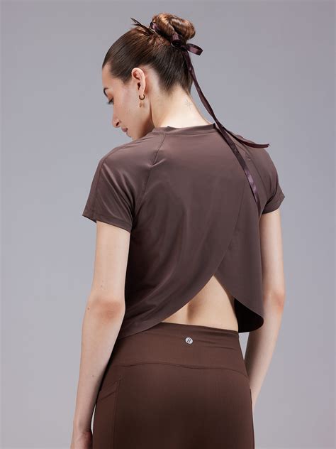 Brown Overlap Tee | Lightweight, Layered & Easy – Cava – CAVA ...