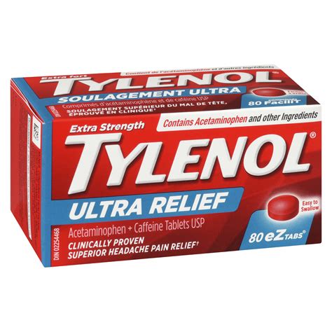 Tylenol Ultra Relief (Acetaminophen/Caffeine) | PharmaServe