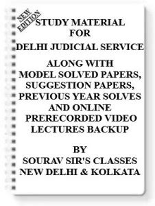 Study Material For Delhi Judicial Service [ Pack Of 4 Books ] With ...