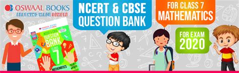 Oswaal NCERT & CBSE Question Bank Class 7 Mathematics Book (For 2023 ...