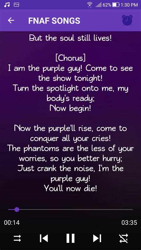 Five Nights At Freddy's 1 Song Lyrics - bmp-watch