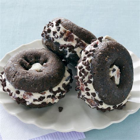 Chocolate Doughnut Ice Cream Sandwiches : r/donuts