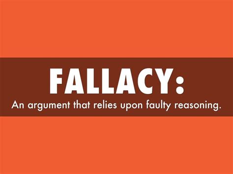 Examples of Fallacies 的图像结果