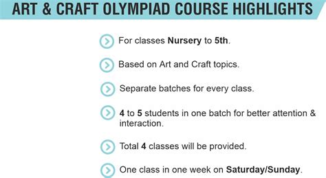 Online Course Art & Craft - Conquest Olympiad
