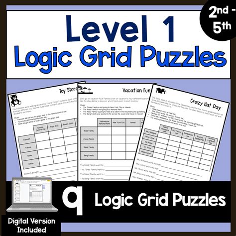 Image result for Logic Grid Puzzles