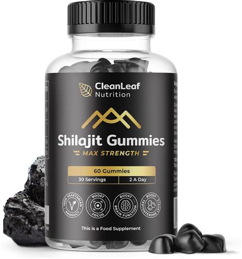 Shilajit Gummies Max Strength | Pure 100% Authentic Himalayan Origin | High Fulvic Acid Content ...