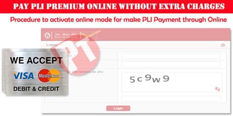 Good News! Pay PLI Premium through Debit / Credit Card without Service ...