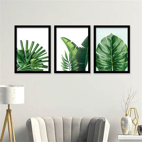 Botanical Leaf Wall Arts with Frame - Kotart