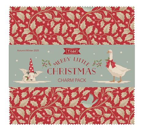 Tilda - Merry Little Christmas – Charm Pack - Tilda Fabrics - 5"- 40pc ...