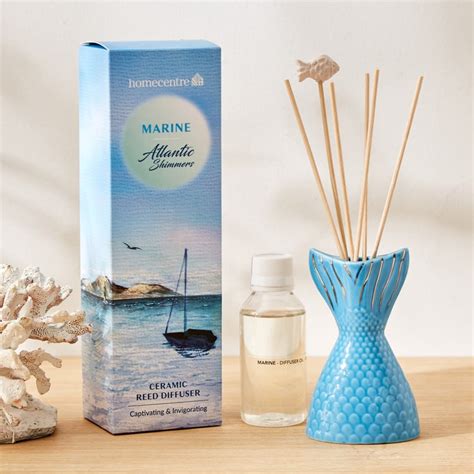 Buy Redolence Ceramic Atlantic Shimmers Marine Reed Diffuser Set from ...