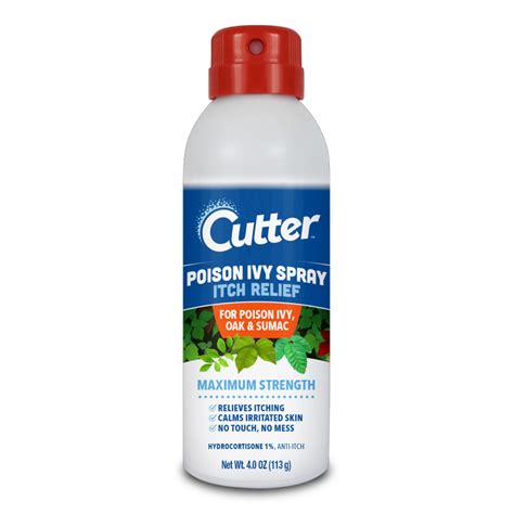 New Poison Ivy Itch Relief Spray from Cutter