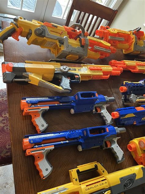 Huge Nerf Gun Lot! Over 15 Guns/ Semi And Automatic W/ Tons Of ...