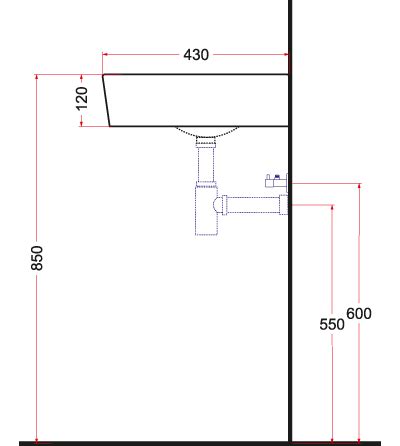 WALL HUNG BASIN - Lyan | Grotto World