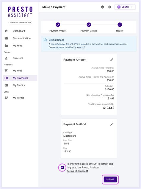Make Online Payments