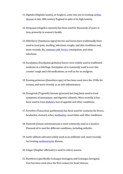 The herbal plants and its uses | PDF | Herbs and Supplements ...