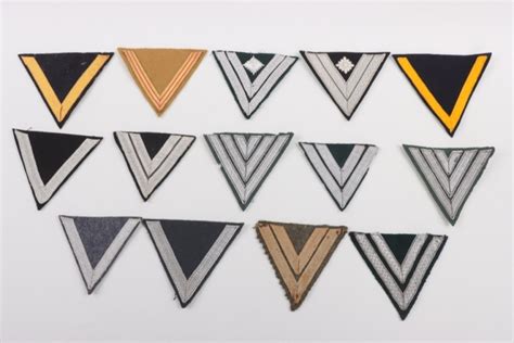 ratisbon's | 14 x EM rank chevrons | DISCOVER GENUINE MILITARIA ...