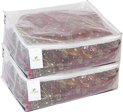 Kuber Industries Clothes Organizer For Wardrobe (Pack of 2 ...