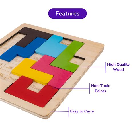Buy Drift Weekday Calendar Wooden Puzzle Online | Cube Lelo
