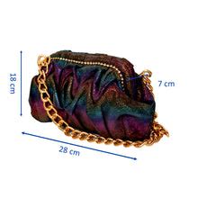Sassora Genuine Leather Multi Color Women Small Shoulder Bag