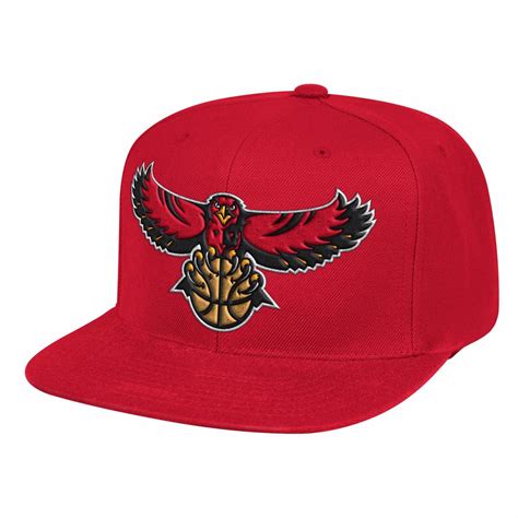 Mitchell & Ness NBA Team Ground Atlanta Hawks Cap - 6HSSMM18841-AHARED1 ...