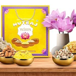 Nutraj Wishes Scared Lotus Bliss 500g Diwali Dry Fruits Gift Hamper ...