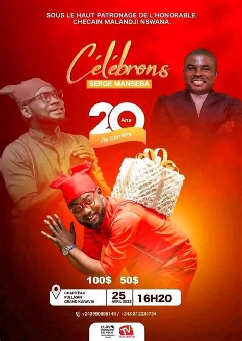 CÉLÉBRONS 20 ANS DE CARRIÈRE DE SERGE MANSEBA , Hotel Karavia ...