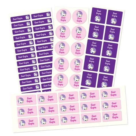 Personalized Name Stickers for Kids | Name Labels for School, Bottles ...