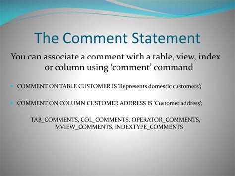 Image result for Insert Comment SQL