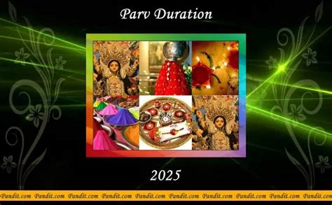 Parv Duration 2025 - Pandit.com