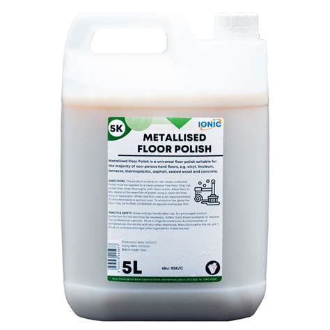 5K Metallised Floor Polish - Floor Polishes - Ionic Products