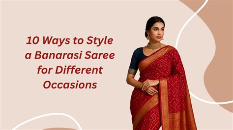 10 Best Ways to Style Your banarasi Saree in 2025 – Umay Benaras