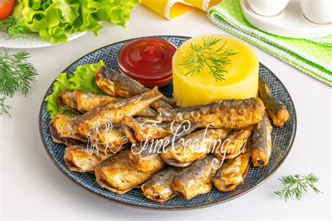 Жареная салака пошаговый рецепт