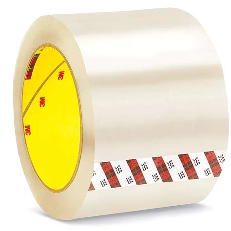 3M 355 Carton Sealing Tape - 3" x 55 yds, Clear S-7655 - ULINE