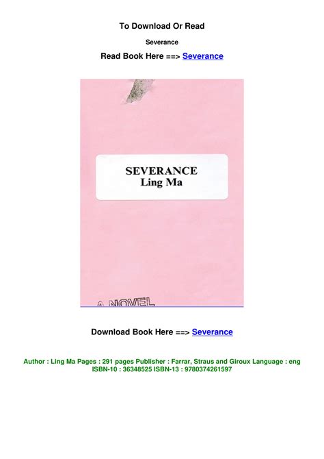 pdf download Severance by Ling Ma.pdf | DocDroid