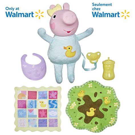 Peppa Pig Oinks and Snuggles Evie Interactive Baby Doll, PEPPA PIG ...